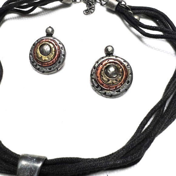 Huge Pendant with Earrings Jewelry Set - Picture 3 of 3